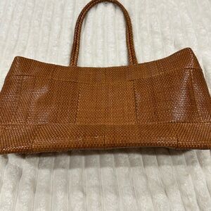 Falor Le borse genuine leather woven handbag vintage